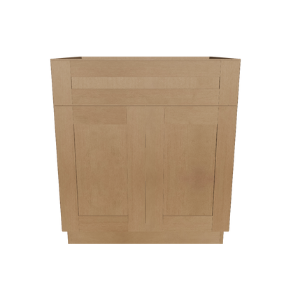 Base Kitchen Cabinet B30 Shaker Toffee  30 in. width 34.5 in. height 24 in. depth