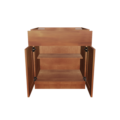 Base Kitchen Cabinet B30 Newport LessCare 30 in. width 34.5 in. height 24 in. depth