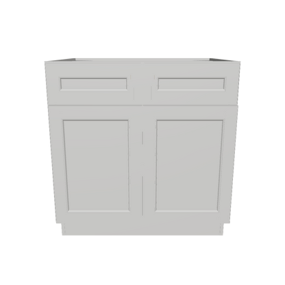 Base Kitchen Cabinet B33 Milan Pearl 33 in. width 34.5 in. height 24 in. depth