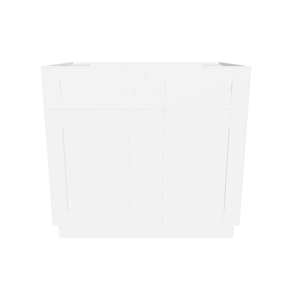 Base Kitchen Cabinet B36 Alpina White LessCare 36 in. width 34.5 in. height 24 in. depth