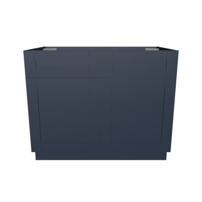 Base Kitchen Cabinet B42 Danbury Blue LessCare 42 in. width 34.5 in. height 24 in. depth