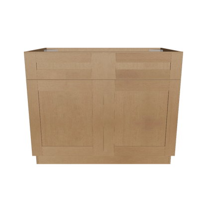 Base Kitchen Cabinet B42 Shaker Toffe 42 in. width 34.5 in. height 24 in. depth