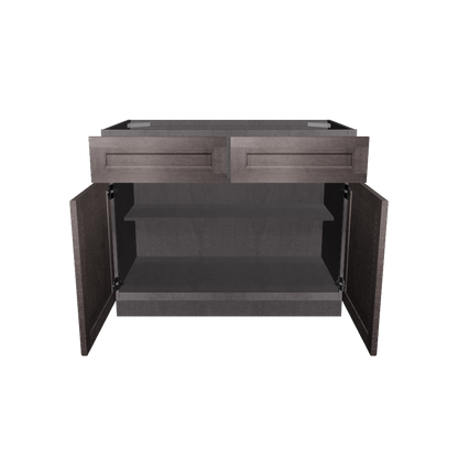 Base Kitchen Cabinet B42 Milan Slate 42 in. width 34.5 in. height 24 in. depth