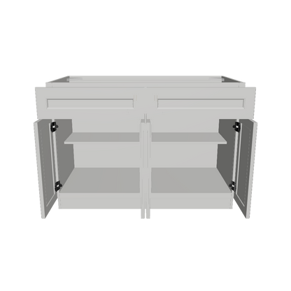 Base Kitchen Cabinet B48 Milan Pearl 48 in. width 34.5 in. height 24 in. depth