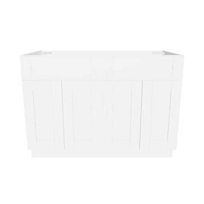 Base Kitchen Cabinet B48 Alpina White LessCare 48 in. width 34.5 in. height 24 in. depth