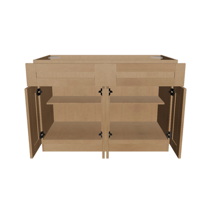 Base Kitchen Cabinet B48 Shaker Toffee 48 in. width 34.5 in. height 24 in. depth