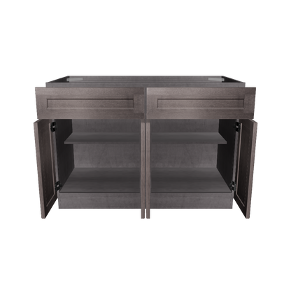 Base Kitchen Cabinet B48 Milan Slate 48 in. width 34.5 in. height 24 in. depth