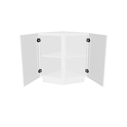 Base End Kitchen Cabinet BECF24 Alpina White LessCare 24 in. width 34.5 in. height 24 in. depth