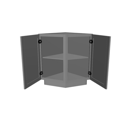 Base End Kitchen Cabinet BECF24 Colonial Gray LessCare 24 in. width 34.5 in. height 24 in. depth