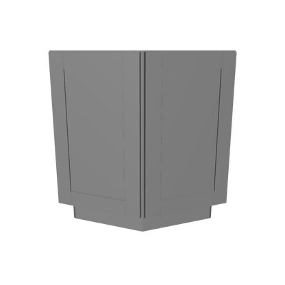 Base End Kitchen Cabinet BECF24 Colonial Gray LessCare 24 in. width 34.5 in. height 24 in. depth