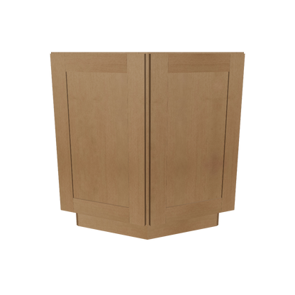 Base End Kitchen Cabinet BECF24 Shaker Toffee 24 in. width 34.5 in. height 24 in. depth