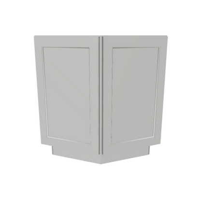 Base End Kitchen Cabinet BECF24 Milan Pearl 24 in. width 34.5 in. height 24 in. depth