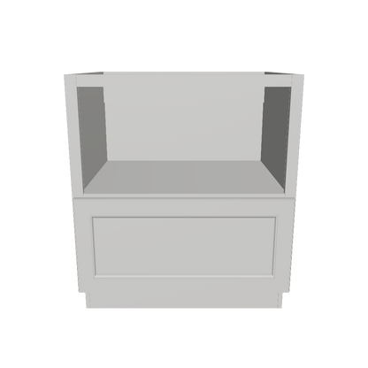 Base microwave cabinet with one drawer BMC30 Milan Pearl LessCare 30 in. width 34.5 in. height 24 in. depth