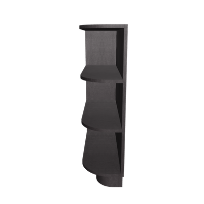 What-Not Shelf Base Kitchen Cabinet BWNT9 Milan Slate 9 in. width 34.5 in. height 24 in. depth