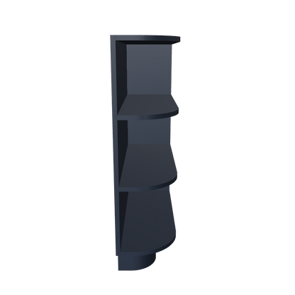 What-Not Shelf Base Kitchen Cabinet BWNT9 Danbury Blue LessCare 9 in. width 34.5 in. height 24 in. depth