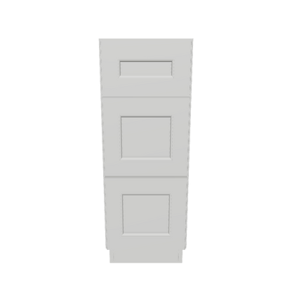 Drawer Base Kitchen Cabinet DB12 Milan Pearl 12 in. width 34.5 in. height 24 in. depth