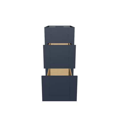 Drawer Base Kitchen Cabinet DB15 Danbury Blue LessCare 15 in. width 34.5 in. height 24 in. depth
