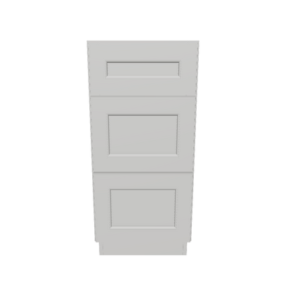 Drawer Base Kitchen Cabinet DB15 Milan Pearl 15 in. width 34.5 in. height 24 in. depth