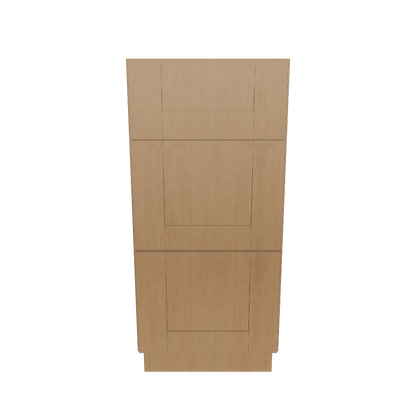 Drawer Base Kitchen Cabinet DB15 Shaker Toffee 15 in. width 34.5 in. height 24 in. depth