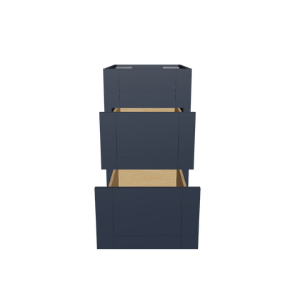 Drawer Base Kitchen Cabinet DB18 Danbury Blue LessCare 18 in. width 34.5 in. height 24 in. depth