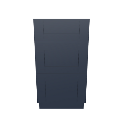 Drawer Base Kitchen Cabinet DB18 Danbury Blue LessCare 18 in. width 34.5 in. height 24 in. depth