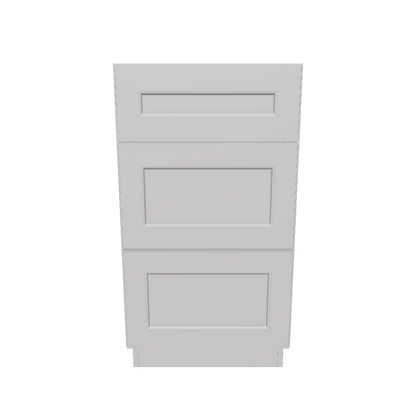 Drawer Base Kitchen Cabinet DB18 Milan Pearl 18 in. width 34.5 in. height 24 in. depth