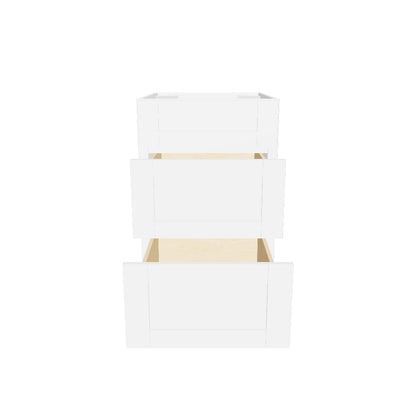 Drawer Base Kitchen Cabinet DB21 Alpina White LessCare 21 in. width 34.5 in. height 24 in. depth