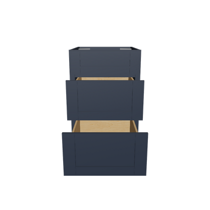 Drawer Base Kitchen Cabinet DB21 Danbury Blue LessCare 21 in. width 34.5 in. height 24 in. depth