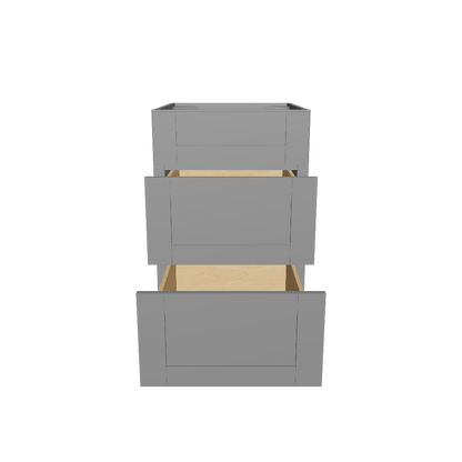 Drawer Base Kitchen Cabinet DB21 Colonial Gray LessCare 21 in. width 34.5 in. height 24 in. depth