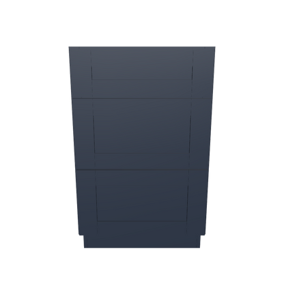 Drawer Base Kitchen Cabinet DB21 Danbury Blue LessCare 21 in. width 34.5 in. height 24 in. depth