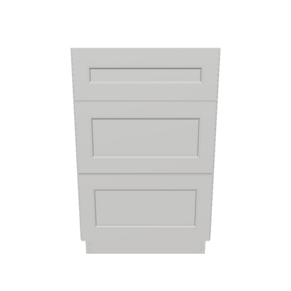 Drawer Base Kitchen Cabinet DB21 Milan Pearl 21 in. width 34.5 in. height 24 in. depth