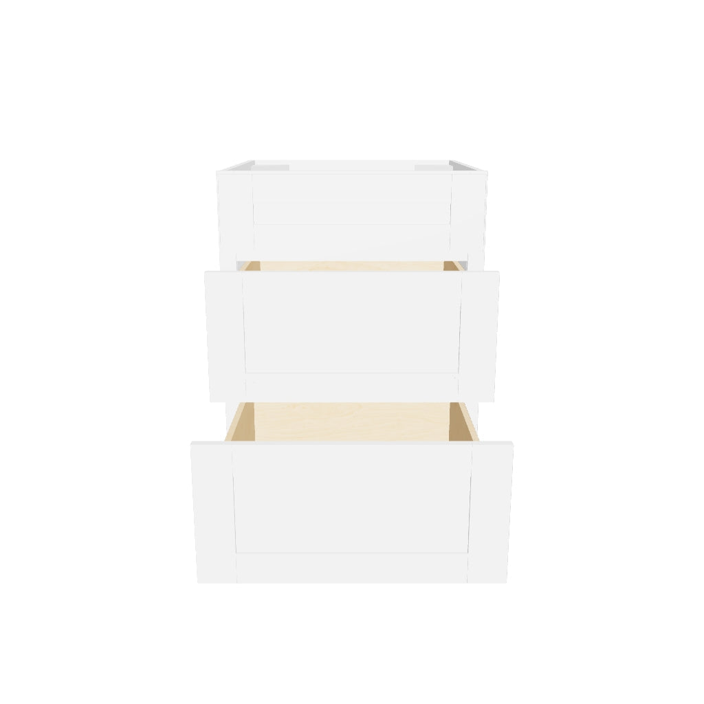 Alpina White Drawer Base Kitchen Cabinet DB24