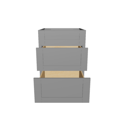 Drawer Base Kitchen Cabinet DB24 Colonial Gray LessCare 24 in. width 34.5 in. height 24 in. depth