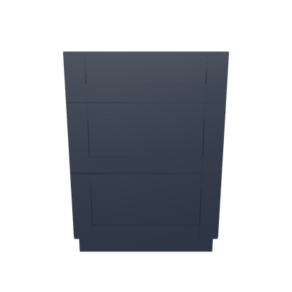 Drawer Base Kitchen Cabinet DB24 Danbury Blue LessCare 24 in. width 34.5 in. height 24 in. depth