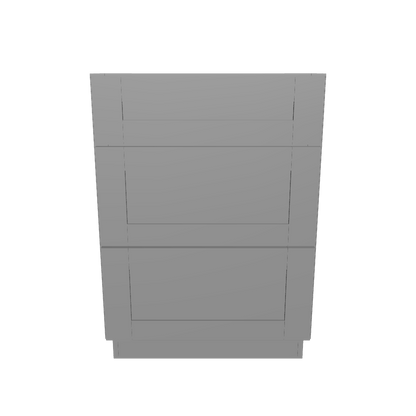 Drawer Base Kitchen Cabinet DB24 Colonial Gray LessCare 24 in. width 34.5 in. height 24 in. depth