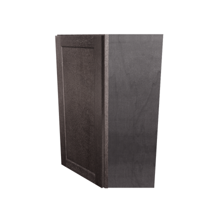 Diagonal Corner Kitchen Cabinet DC2436 Milan Slate 24 in. width 36 in. height 12 in. depth