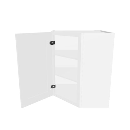 Diagonal Corner Kitchen Cabinet DC2430 Alpina White LessCare 24 in. width 30 in. height 12 in. depth