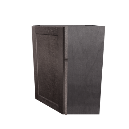 Diagonal Corner Kitchen Cabinet DC2430 Milan Slate 24 in. width 30 in. height 12 in. depth