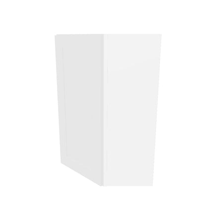 Diagonal Corner Kitchen Cabinet DC2436 Alpina White LessCare 24 in. width 36 in. height 12 in. depth
