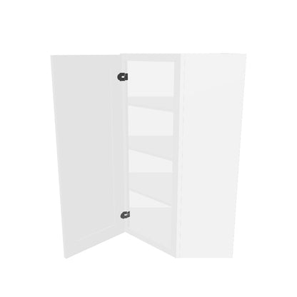 Diagonal Corner Kitchen Cabinet DC2442 Alpina White LessCare 24 in. width 42 in. height 12 in. depth