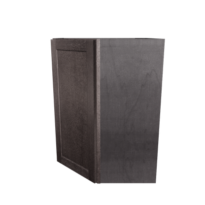 Diagonal Corner Kitchen Cabinet DC2736 Milan Slate 27 in. width 36 in. height 15 in. depth