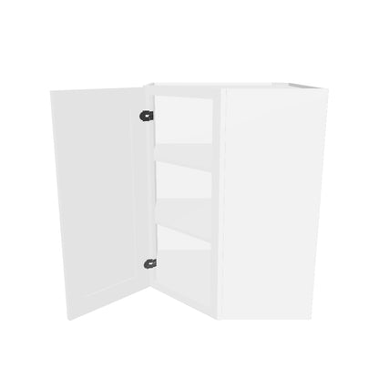 Diagonal Corner Kitchen Cabinet DC2736 Alpina White LessCare 27 in. width 36 in. height 15 in. depth