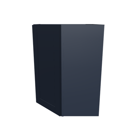 Diagonal Corner Kitchen Cabinet DC2736 Danbury Blue LessCare 27 in. width 36 in. height 15 in. depth