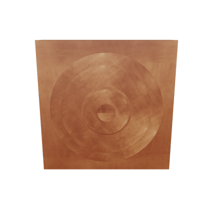 Rosette Molding FFROS3X3 Newport LessCare 3 in. width 3 in. height