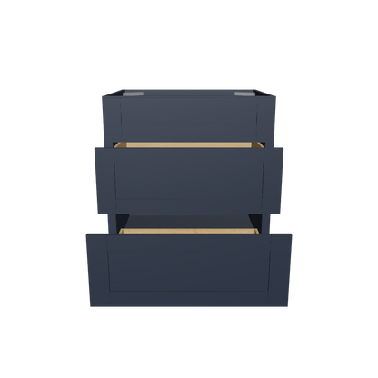 Linen Range Base Kitchen Cabinet LRB30 Danbury Blue LessCare 30 in. width 34.5 in. height 24 in. depth