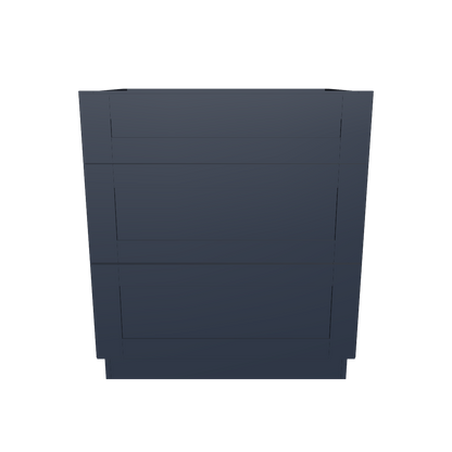 Linen Range Base Kitchen Cabinet LRB30 Danbury Blue LessCare 30 in. width 34.5 in. height 24 in. depth