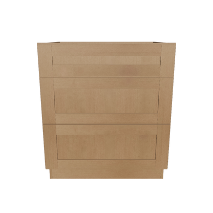 Linen Range Base Kitchen Cabinet LRB30 Shaker Toffee 30 in. width 34.5 in. height 24 in. depth