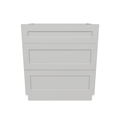 Linen Range Base Kitchen Cabinet LRB30 Milan Pearl 30 in. width 34.5 in. height 24 in. depth