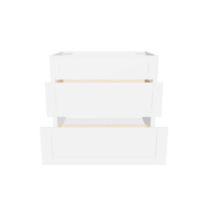 Linen Range Base Kitchen Cabinet LRB36 Alpina White LessCare 36 in. width 34.5 in. height 24 in. depth
