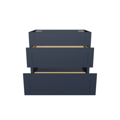 Linen Range Base Kitchen Cabinet LRB36 Danbury Blue LessCare 36 in. width 34.5 in. height 24 in. depth